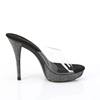 Fabulicious - ATHENA501 Mules with heel - Black/Transparent Product image